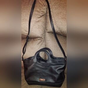 Jones New York Elegant Black Shoulder Bag